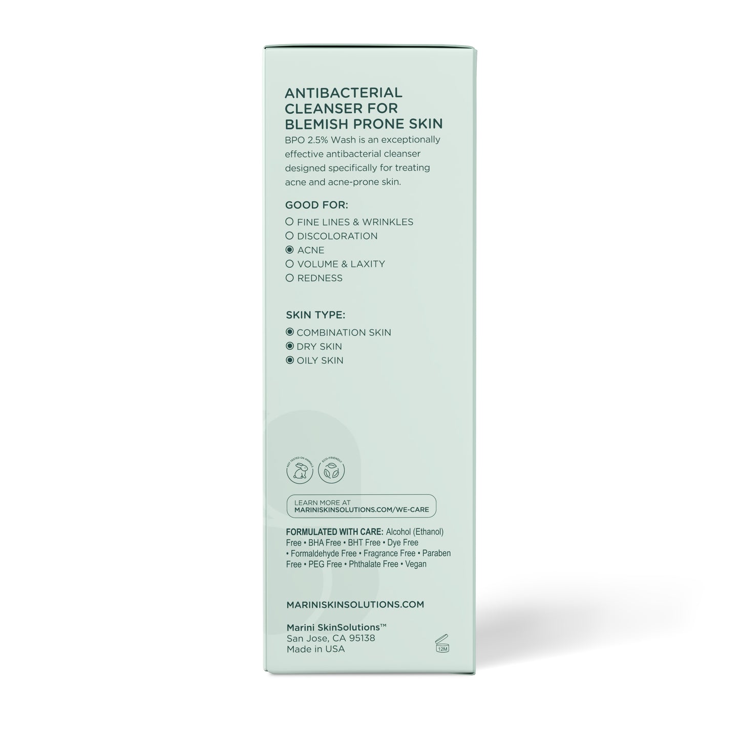 Benzoyl Peroxide 2.5% Acne Treatment Wash