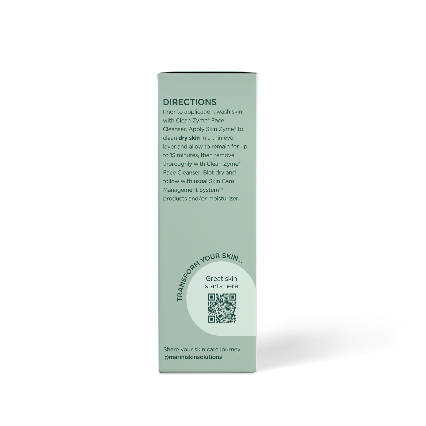Skinzyme Face Mask