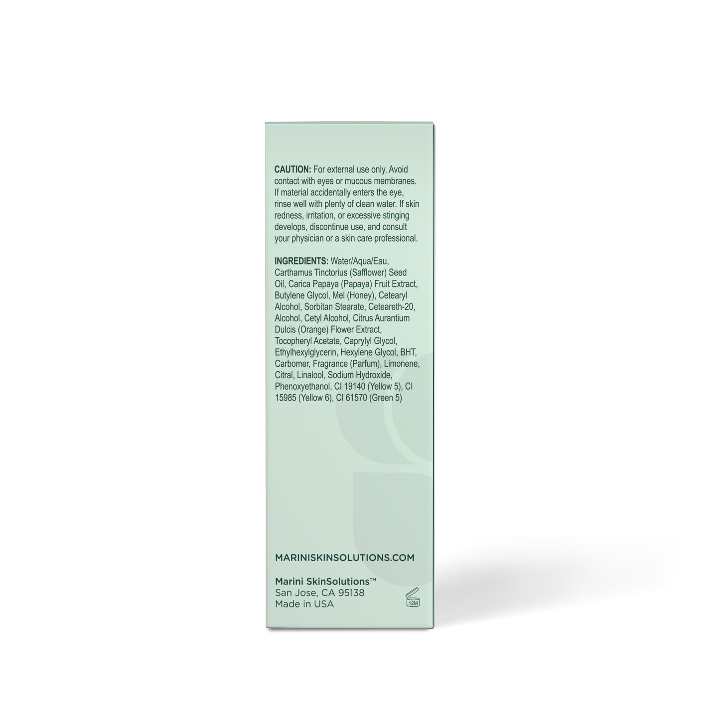 Skinzyme Face Mask